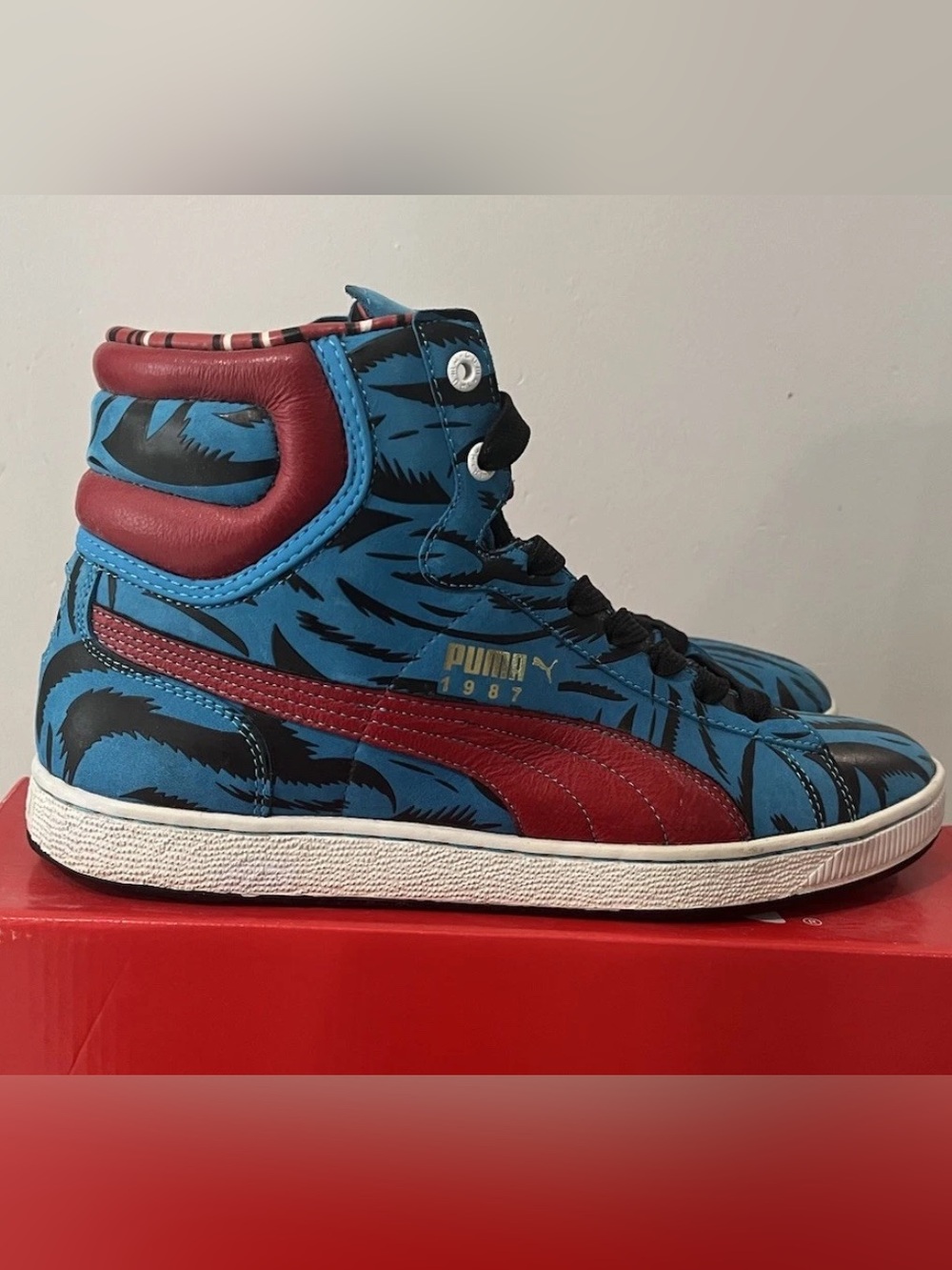 Santa Cruz x Puma First Round Screaming Hand Sz 11 (UK Sz 10) 2008 RARE LIMITED - Picture 6 of 12